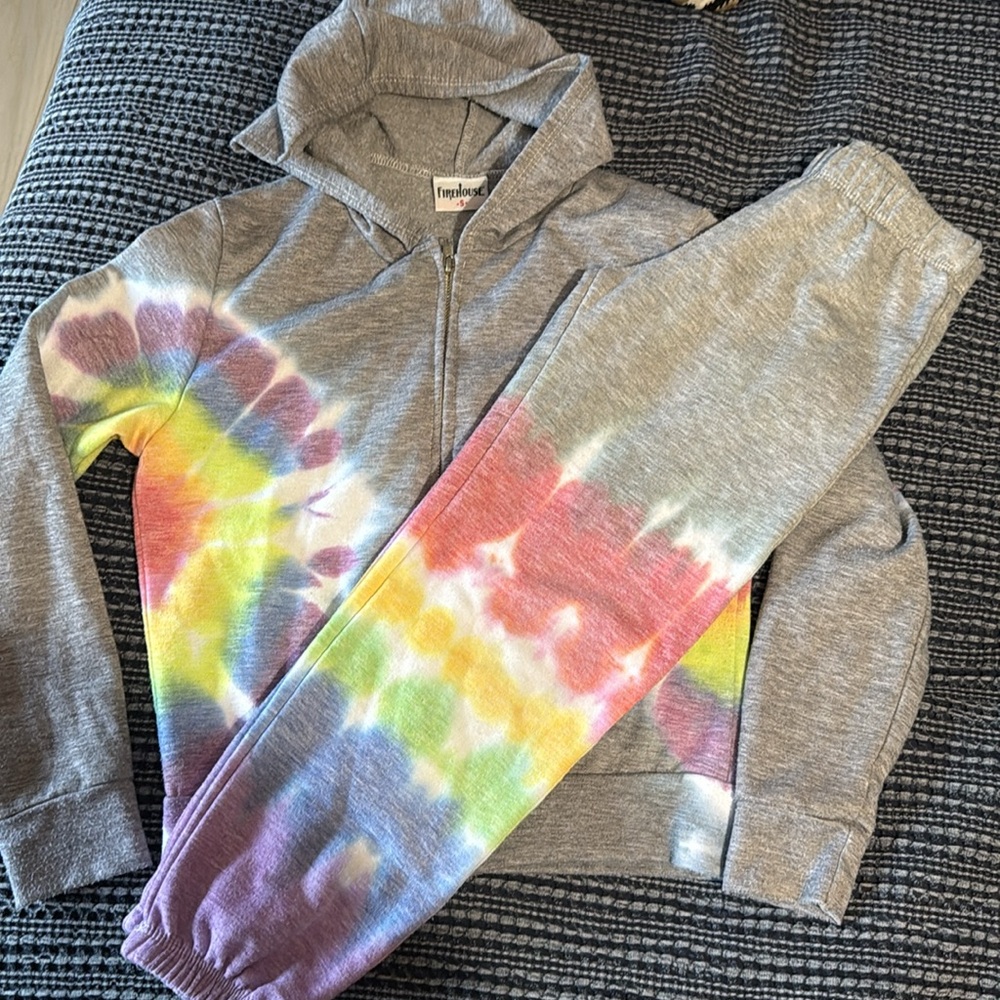 Firehouse Tie Dye Matching Set S / 6/7
